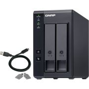 QNAP TR-002 behuizing voor opslagstations 2.5/3.5" HDD-/SSD-behuizing Zwart NAS