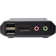 ATEN-2-Port-USB-C-DispllayPort-hybride-kabel-KVM-schakelaar