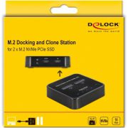 DeLOCK-64177-basisstation-voor-opslagstations-USB-3-2-Gen-2-3-1-Gen-2-Type-C-Zwart