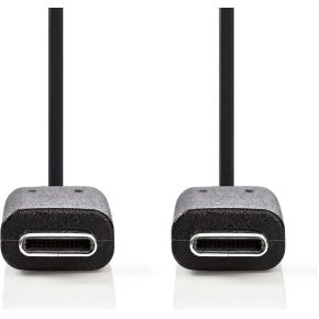 Nedis USB-Kabel | USB 3.2 Gen 1 | USB-C© Male | USB-C© Male | 4K@60Hz | 5 Gbps | Vernikkeld | 2.00 m |