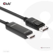 CLUB3D DisplayPort 1.4 to HDMI 4K120Hz or 8K60Hz HDR10 Cable M/M 3m/9.84ft