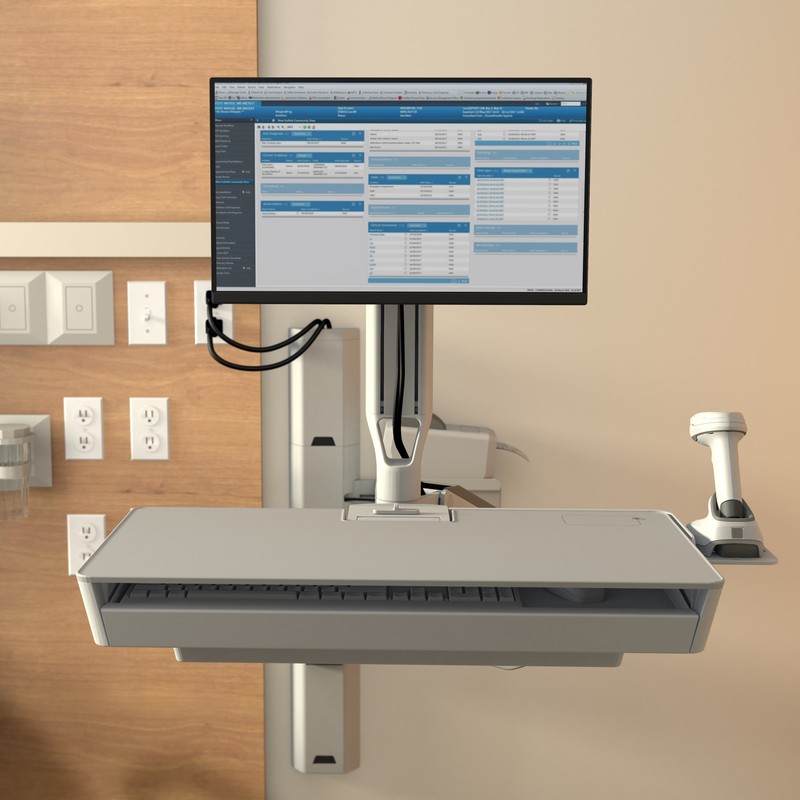 Ergotron 45-619-251 houder & standaard all-in-one pc/werkstation 10,7 kg Wit 68,6 cm (27 )