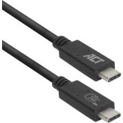 ACT USB4 20Gbps 240W USB Type-C 1m USB-IF gecertificeerd