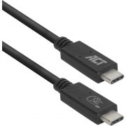 ACT USB4® 20Gbps aansluitkabel C male - C male 1 meter USB-IF gecertificeerd