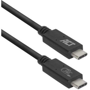 ACT USB4® 40Gbps aansluitkabel C male - C male 0,8 meter USB-IF gecertificeerd