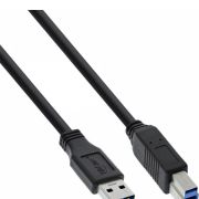 InLine 4043718129942 USB-kabel 2 m USB 3.2 Gen 1 (3.1 Gen 1) USB B USB A Zwart