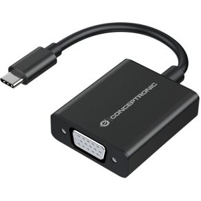 Conceptronic ABBY05B USB grafische adapter 1920 x 1080 Pixels Zwart