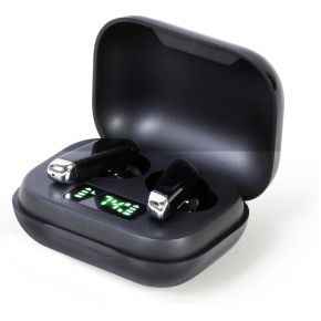 Gembird FITEAR-X300B hoofdtelefoon/headset Draadloos In-ear Oproepen/muziek USB Type-C Bluetooth Zwa