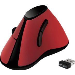 LogiLink TI020 ergonomische muis RF Draadloos Optisch 1200 DPI Rechtshandig