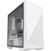 Zalman Z1 Iceberg White - mATX Mid Tower PC /Pre-installed fan 2 x 120mm in Mini Tower Wit Behuizing