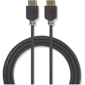 Nedis Ultra High Speed HDMI-Kabel | HDMI-Connector - HDMI-Connector | 2,00 m | Antraciet