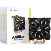 Antec-A400-RGB-Processor-Koeler-12-cm-Zwart-Koper-Metallic