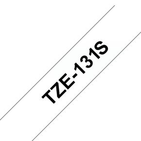 Brother TZe131S labelprinter-tape Zwart op zilver TZe