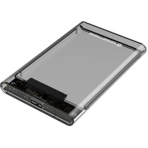 Conceptronic DANTE03T behuizing voor opslagstations HDD-/SSD-behuizing Transparant 2.5