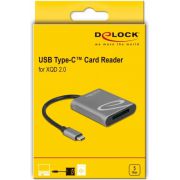 DeLOCK-91741-geheugenkaartlezer-USB-3-2-Gen-1-3-1-Gen-1-Type-C-Zwart-Grijs