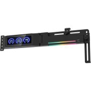 Zalman ZM-VS3 DS GPU Holder ARGB LCD Display Zwart