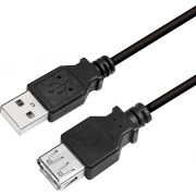 LogiLink-CU0010B-USB-kabel-2-m-USB-2-0-USB-A-Zwart