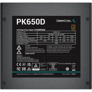 DeepCool-PK650D-power-supply-unit-650-W-20-4-pin-ATX-Zwart-PSU-PC-voeding