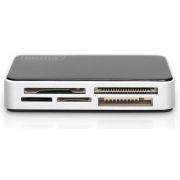 Digitus-DA-70322-2-geheugenkaartlezer-USB-2-0-Zwart-Zilver