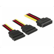 DeLOCK 60174 SATA-kabel 0,15 m SATA 15-pin Zwart