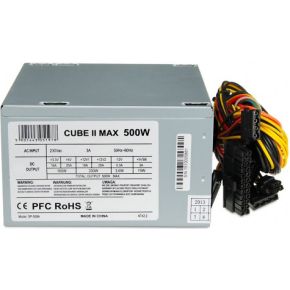 iBox CUBE II power supply unit 500 W ATX Zilver PSU / PC voeding