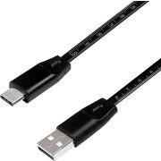 LogiLink CU0157 USB-kabel 1 m 2.0 USB A USB C Zwart