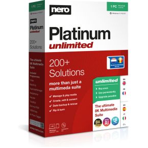 Nero Platinum Unlimited 2023- 1 Gebruiker - meertalig (NL/FR/EN...)