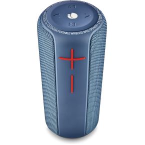 NGS Roller Nitro 2 - Draagbaare Bluetooth Speaker 20W - BT/USB/TF/AUX IN - TWS - Blauw