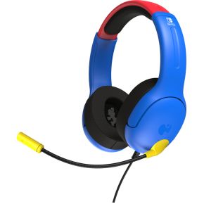 PDP Gaming LVL40 Airlite Wired Gaming Headset - Mario (Nintendo Switch)