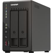 QNAP TS-253E Tower Ethernet LAN Zwart J6412 NAS