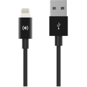 Speck Braided Apple Lightning to USB Cable 2.4A 1m Black