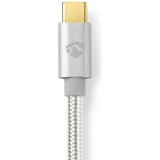 Nedis-Apple-Lightning-Kabel-Apple-Lightning-8-Pins-Male-USB-C-2-00-m-Aluminium