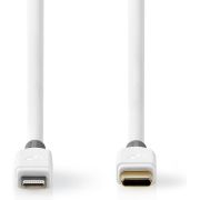 Nedis Apple Lightning-Kabel | Apple Lightning 8-Pins Male - USB-C | 2,00 m | Wit
