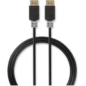 Nedis DisplayPort 1.4-Kabel | DisplayPort Male - DisplayPort Male | 2,00 m | Antraciet
