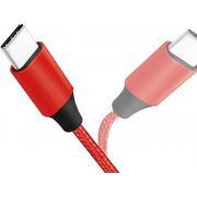 LogiLink-CU0148-USB-kabel-1-m-2-0-USB-A-USB-C-Zwart-Rood