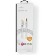 Nedis-USB-C-Koptelefoon-Adapterkabel-USB-C-Male-3-5-mm-Male-1-00-m-Aluminium