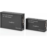 Nedis-VGA-en-Audio-Extender-Tot-300-m-Over-Cat5e-Cat-6-Transmitter-en-Receiver
