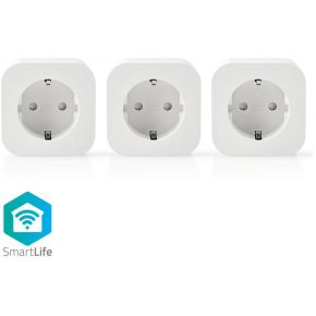 Wi-Fi Smart Plug | Schuko Type F | 10 A | 3-Pack