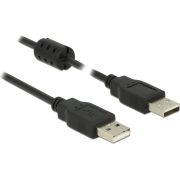 Delock 84892 Kabel USB 2.0 Type-A male > USB 2.0 Type-A male 3,0 m zwart