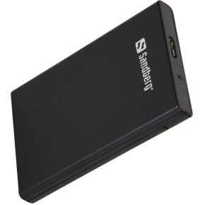 Sandberg USB 3.0 to SATA Box 2.5" 2.5" HDD-/SSD-behuizing Zwart