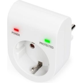 Digitus DN-95400 Overspanningsbeveiliging 1 AC-uitgang(en) 230 V Wit