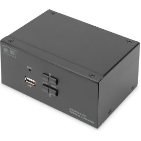 Digitus DS-12862 KVM-switch Zwart