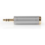 Nedis Stereo Adapter | 3.5 mm Male to 6.35 Female | Metal