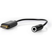 Nedis-USB-C-Adapter-USB-C-Male-3-5-mm-Female-0-15-m-Zwart