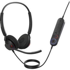 Jabra 4099-413-299 hoofdtelefoon/headset Bedraad Hoofdband Kantoor/callcenter USB Type-C Zwart