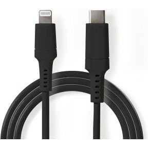 Nedis Apple Lightning Cable | Apple Lightning 8-Pin Male - USB-C | 1.0 m | Black