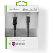 Nedis-Apple-Lightning-Cable-Apple-Lightning-8-Pin-Male-USB-C-1-0-m-Black