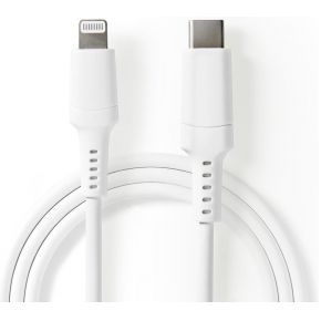 Nedis Apple Lightning Cable | Apple Lightning 8-Pin Male - USB-C | 2.0 m | White