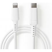 Nedis Apple Lightning Cable | Apple Lightning 8-Pin Male - USB-C™ | 2.0 m | White