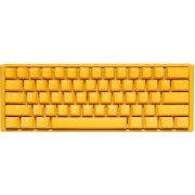 Ducky One 3 Yellow Gaming Tastatur RGB LED - MX-Clear US USB Amerikaans Engels Geel toetsenbord